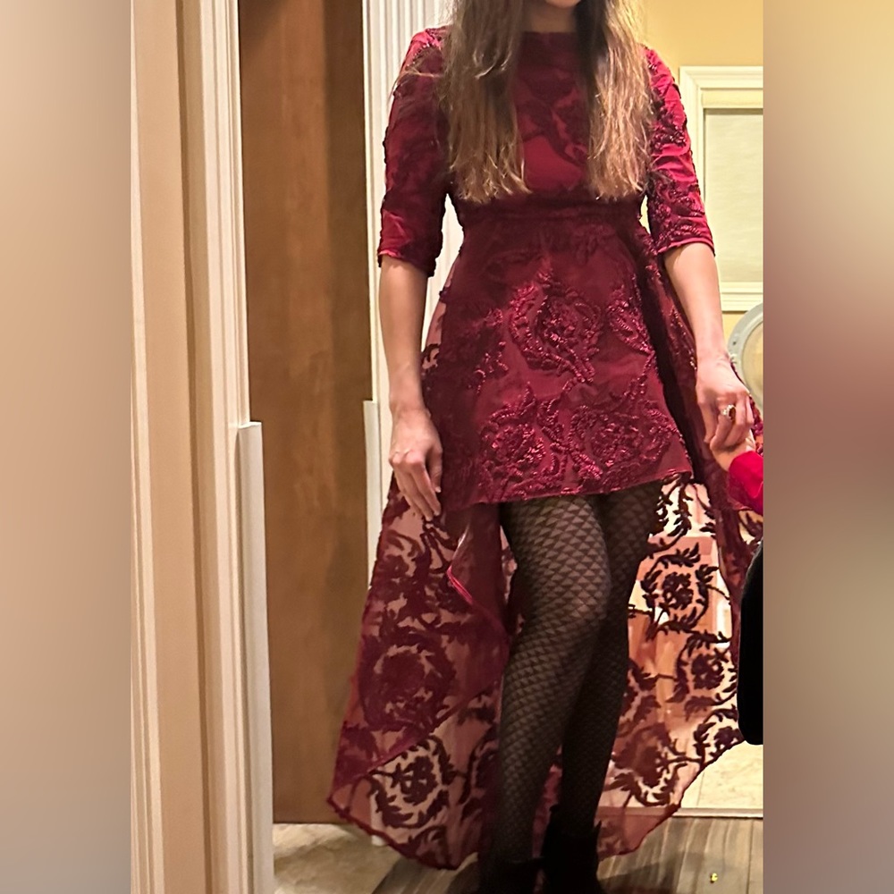 Beautiful high low party dress
